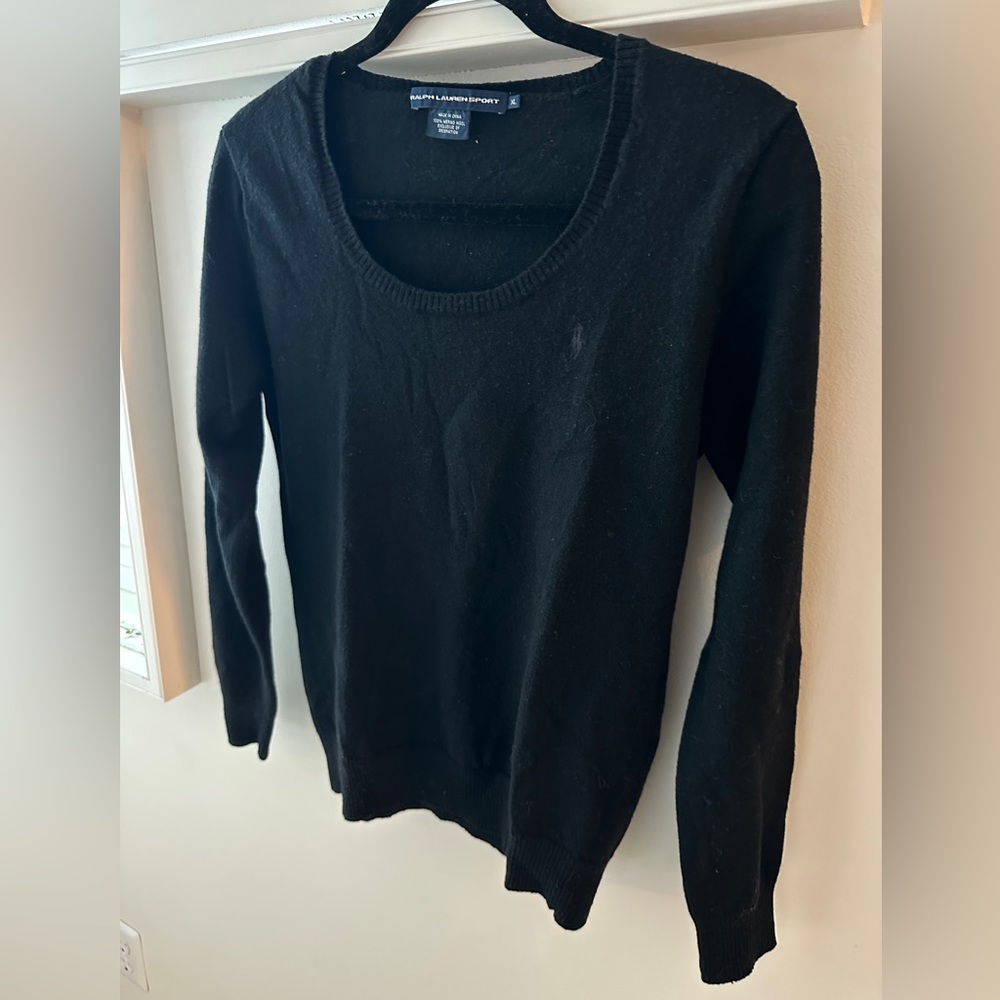 Ralph Lauren sport scoop neck wool sweater